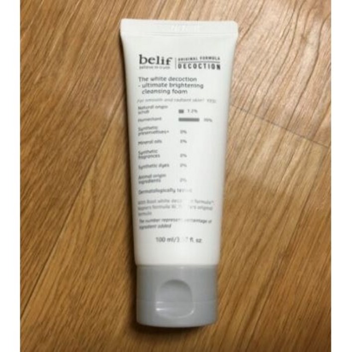 빌리프 더화이트 디콕션 얼티밋 브라이트닝 클렌징폼, 1개, 100ml
