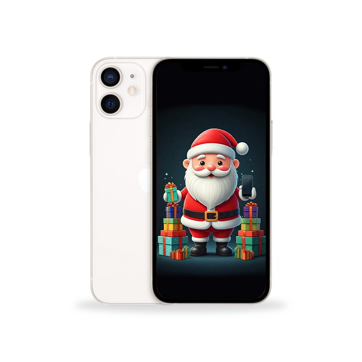 산타폰 특허검수 아이폰12미니 64GB 128GB 중고폰 공기계, 01. 우주같은흰색_산타급, 128GB