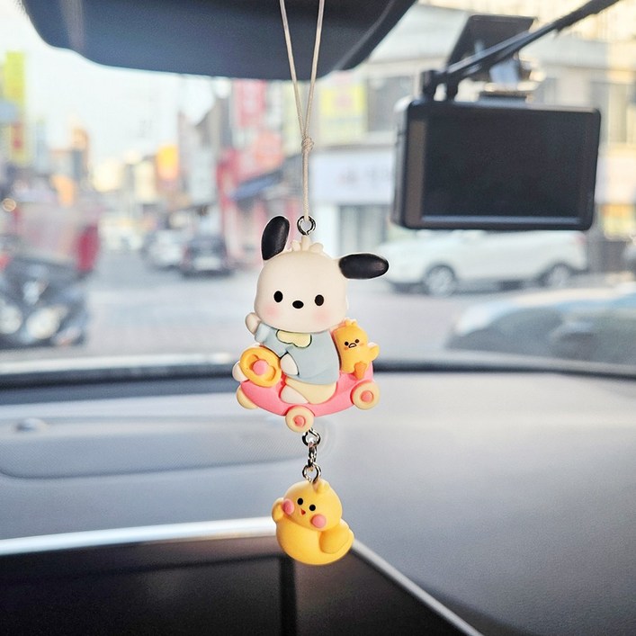 빵빵 애니몰 차량용 룸밀러 걸이 악세사리 새차 개업 집들이 선물 소품