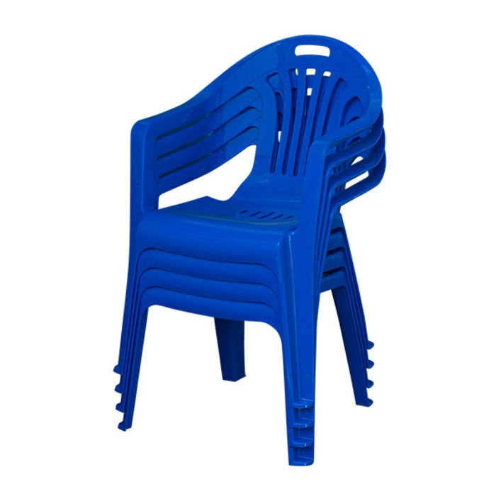 공룡플라스틱 야외용 플라스틱 팔걸의 의자에덴의자 4개 세트편의점 야외 행사용