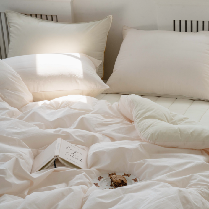 도르리 파스텔 순면 옥수수솜 80수 마이크로코튼 차렵이불