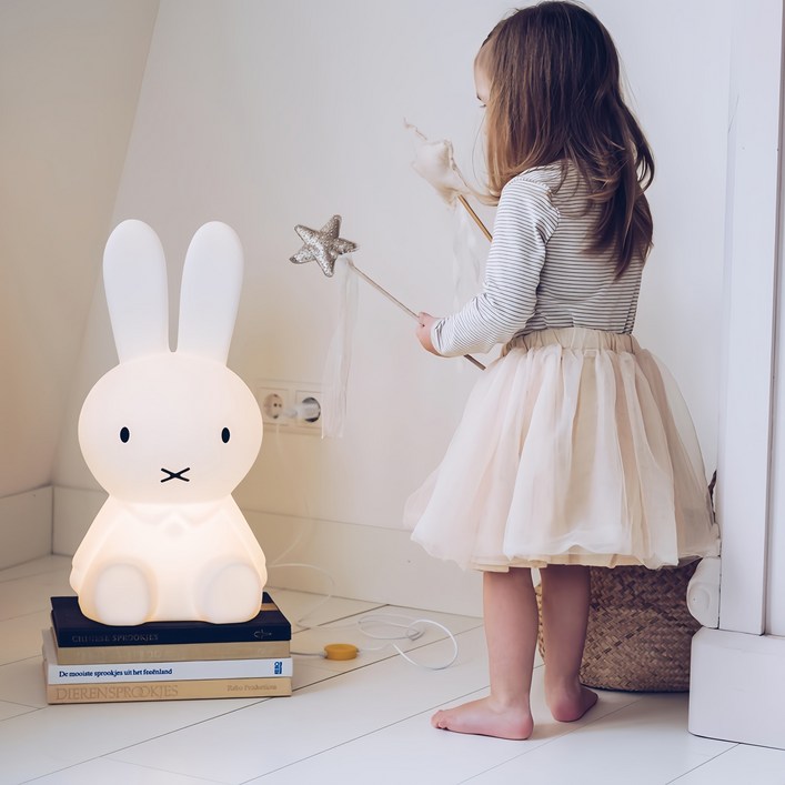 miffy 미피 LED 무드등 KC 인증 토끼 무드등 토끼조명 침실 수면등 수유등 캐릭터 무선 리모컨 취침등 귀여운 집들이 선물