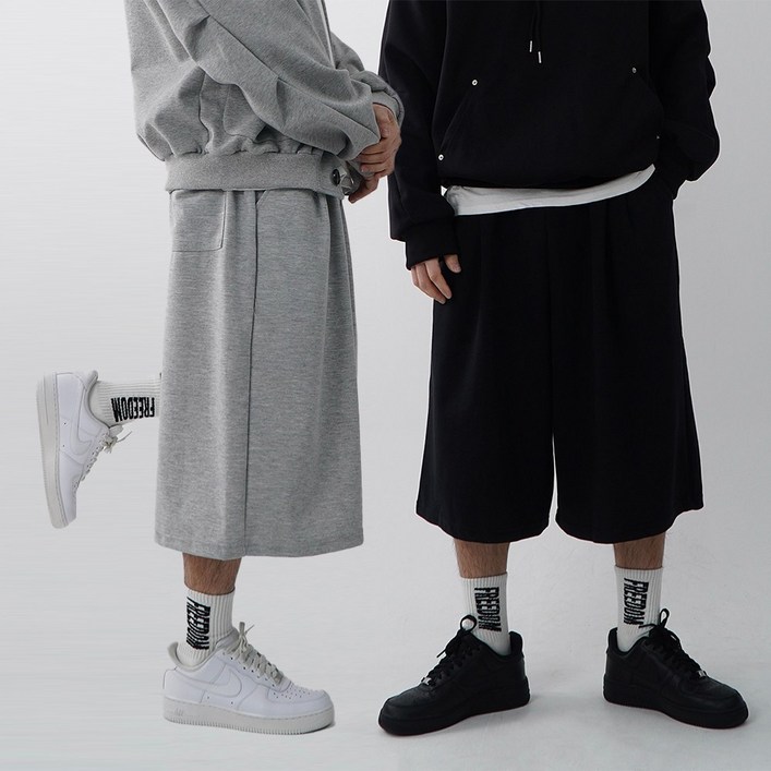 당일출고 1+1 고중량 남자버뮤다팬츠 벌룬팬츠 빅사이즈반바지