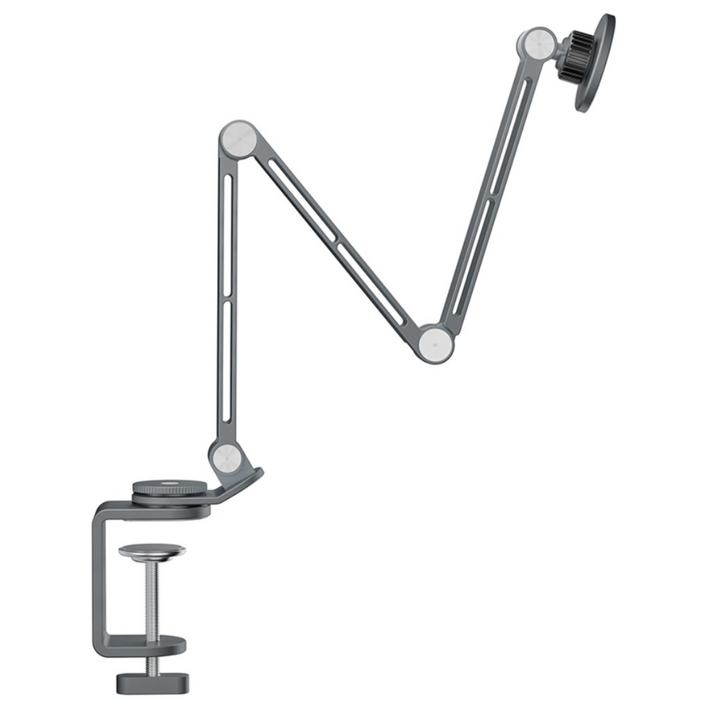 엔산마운트 PADMS01 아이패드 아이폰 맥세이프 접이식 거치대 클램프 스탠드 관절형, 1개