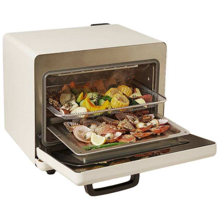 실리만 스팀 에어프라이어 20L 올스텐 SEKSA25013 대용량 2단 자동세척