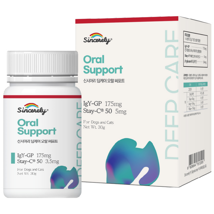 신시어리 반려동물 딥케어 영양제, 구강/치석관리, 1개