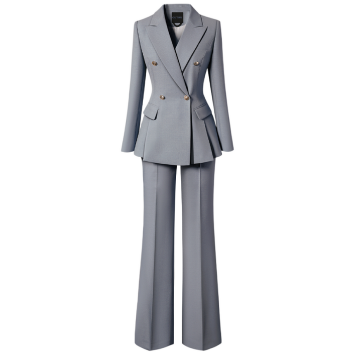 그루밍 grooming 여성 비즈니스 변호사 패션 고급 정장 투피스 세트