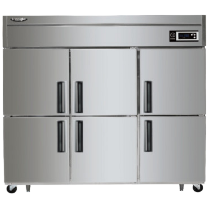 라셀르 ALS1665RF 냉장4칸 냉동2칸 업소용 영업용 65박스 간냉식 식당 냉장고 소상공인지원 1등급