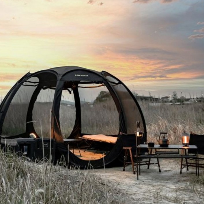 폴라리스 P1 원터치 텐트 쉘터 메쉬 돔 그늘막 모기장 팝업 캠핑 돔형 야외