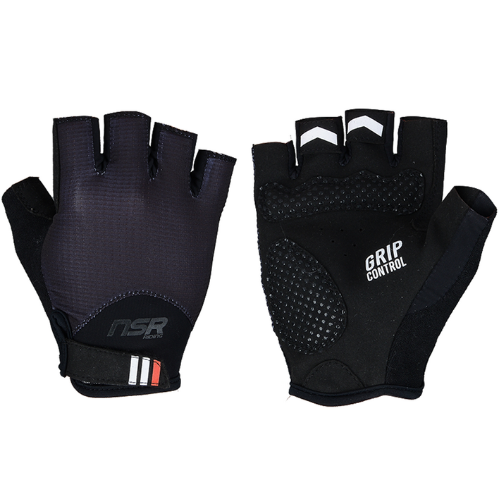 NSR 클럽 기어 반장갑 양손 세트, 블랙