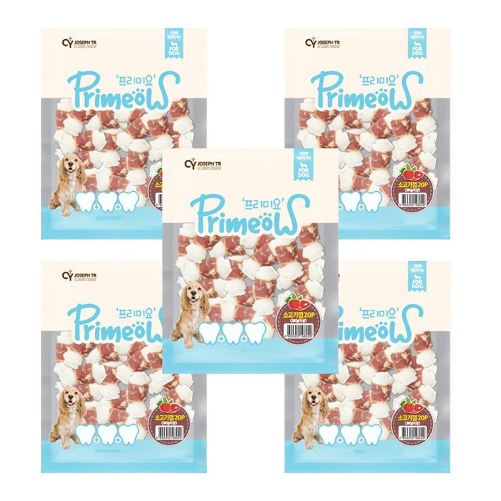 프리미요 소형견 딩고껌 20p, 소고기, 240g, 5개 프리미요 소형견 딩고껌 20p, 소고기, 240g, 5개