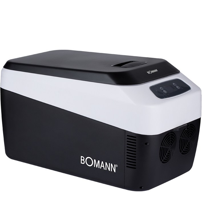보만 디지털 차량용 냉온장고, 30L, 화이트  다크그레이