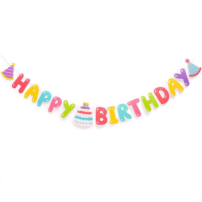 조이파티 귀여운 생일케익 레터가랜드