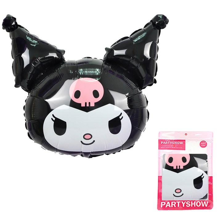 파티쇼 놀이동산 캐릭터 풍선 쿠로미, 쿠로미, 1개