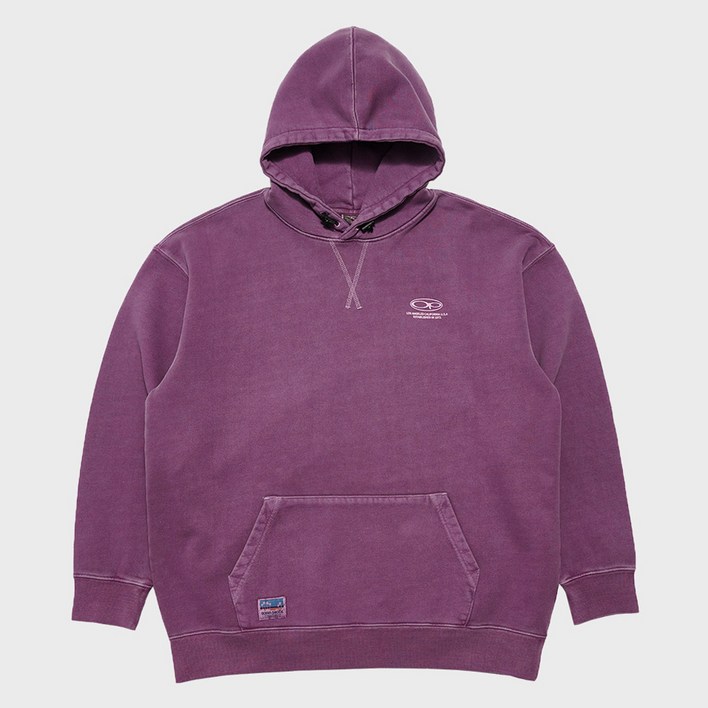 오션퍼시픽 남녀공용 캡슐 로고 피그먼트 스웻 후드티 WOPC6SAHDZ21