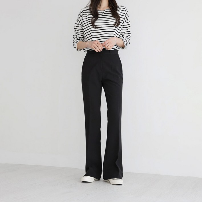 앤드스타일 여성용 숏/롱 스판 부츠컷 슬랙스 264347