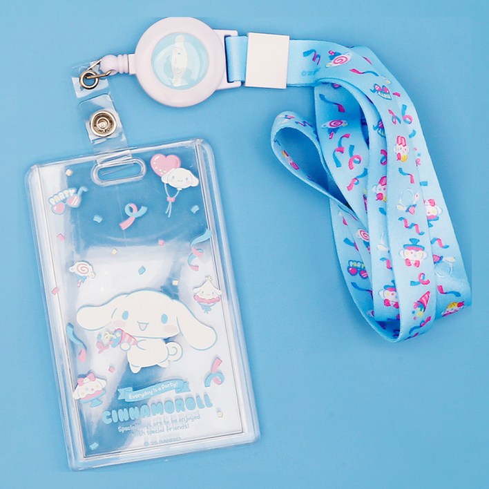 산리오 시나모롤 목걸이 카드 케이스
