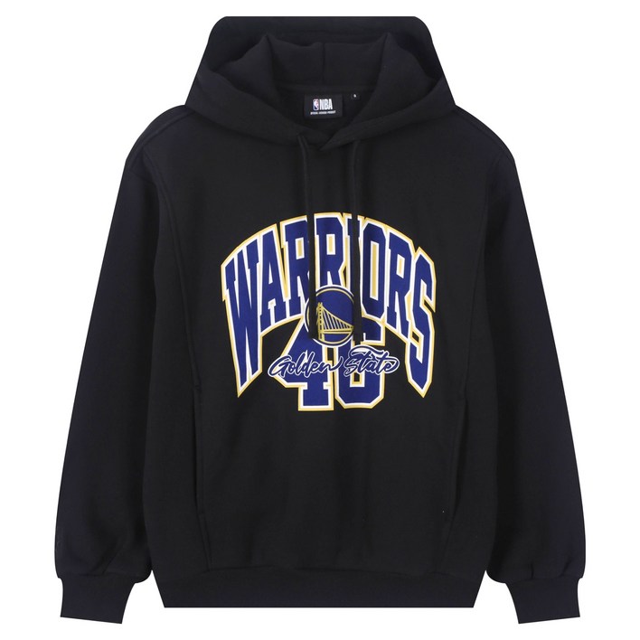 NBA 남녀공용 빅 그래픽 기모 후드 티셔츠 N254TH021P