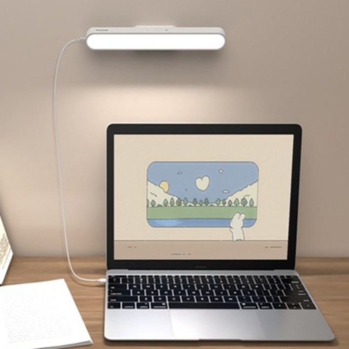 파나소닉 무선 LED 부착형 각도조절 스탠드 HHGTQ0457L11, 화이트