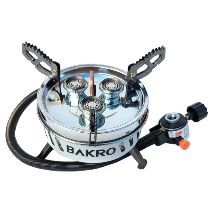 바크로 와우 강염 로켓스토브 BKB-125B, 화이트, 1개