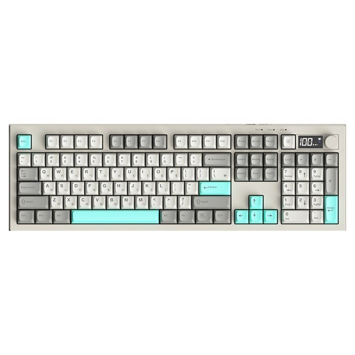 AULA  독거미 한글 저소음 펀키스 멤브레인 유무선  키보드