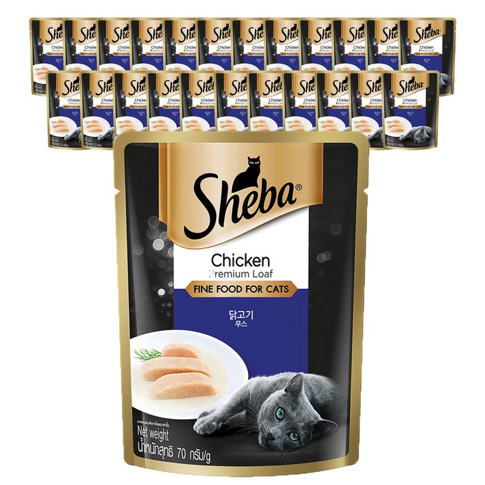 쉬바 고양이 간식 파우치