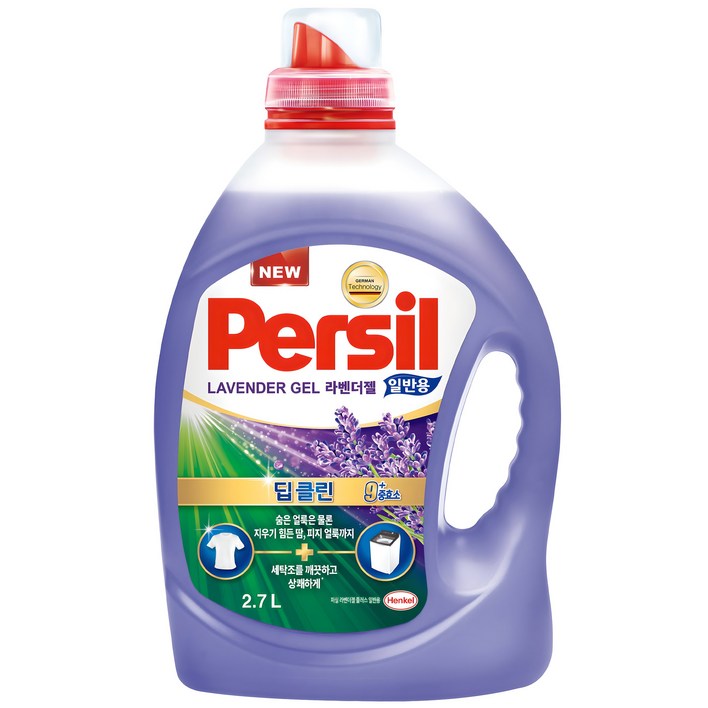 퍼실 라벤더젤 플러스 딥클린 일반용 액상세제 본품, 2.7L, 1개