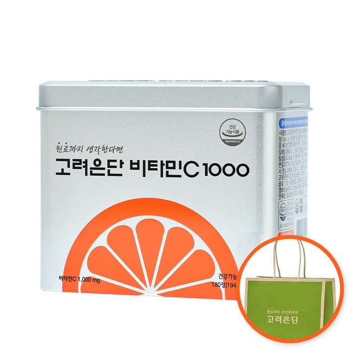 고려은단 비타민C 1000 + 쇼핑백, 180정, 1개 17,900