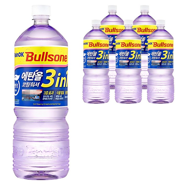 불스원 Rain OK 에탄올 3in1 코팅워셔액