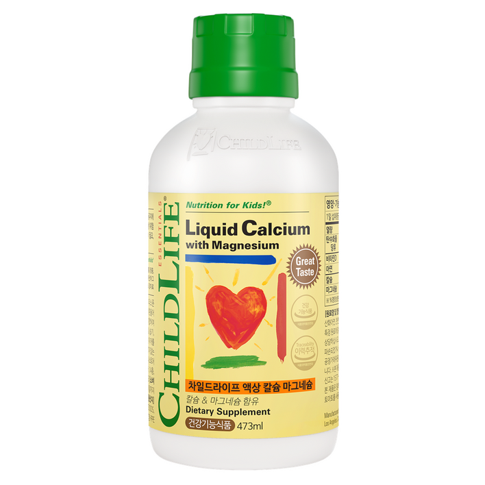 차일드라이프 액상 칼슘 마그네슘 오렌지맛, 1개, 473ml