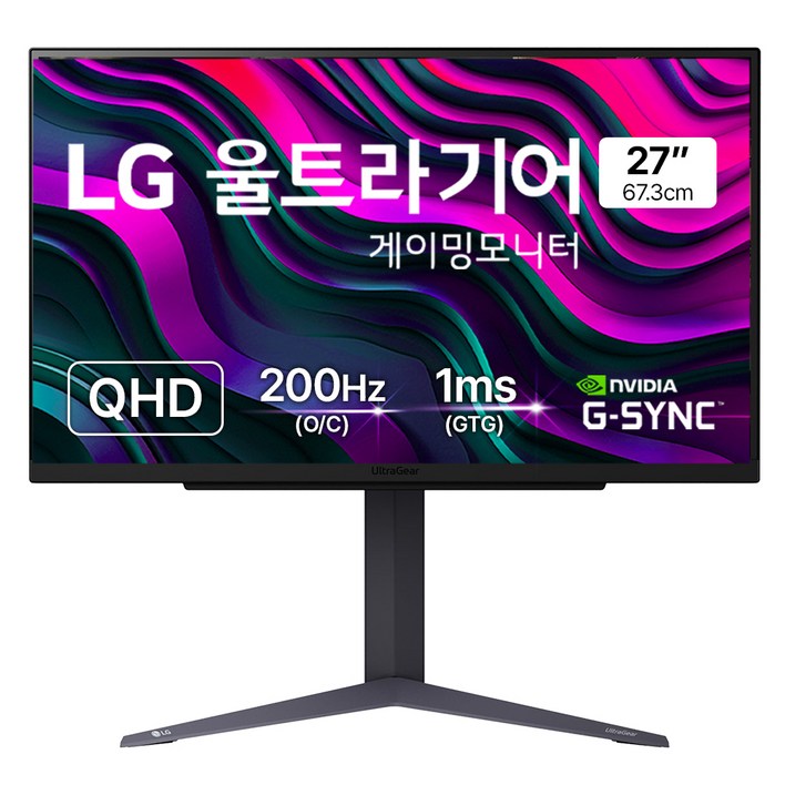 LG전자 QHD 울트라기어 게이밍 모니터 27GS75Q 방문설치