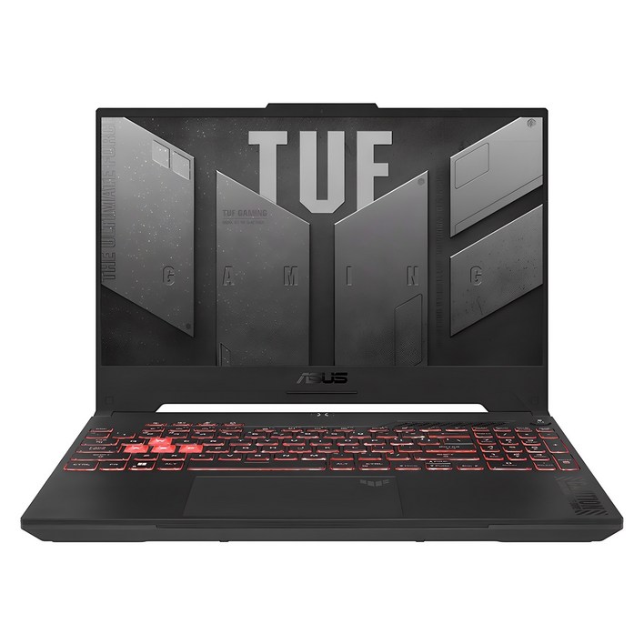 에이수스 2024 TUF 게이밍 A15 15.6 라이젠7 라이젠 7000 시리즈 지포스 RTX 4050, Mecha Gray, 512GB, 16GB, Free DOS, FA507NURLP164