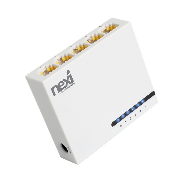 넥시 5포트 기가비트 스위칭 허브, NXSG1005N, 1개