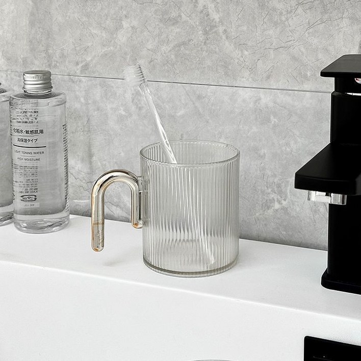 몬드스팟 고급 실버 크롬 호텔 욕실 손잡이 양치컵 ONE SIZE RB20817