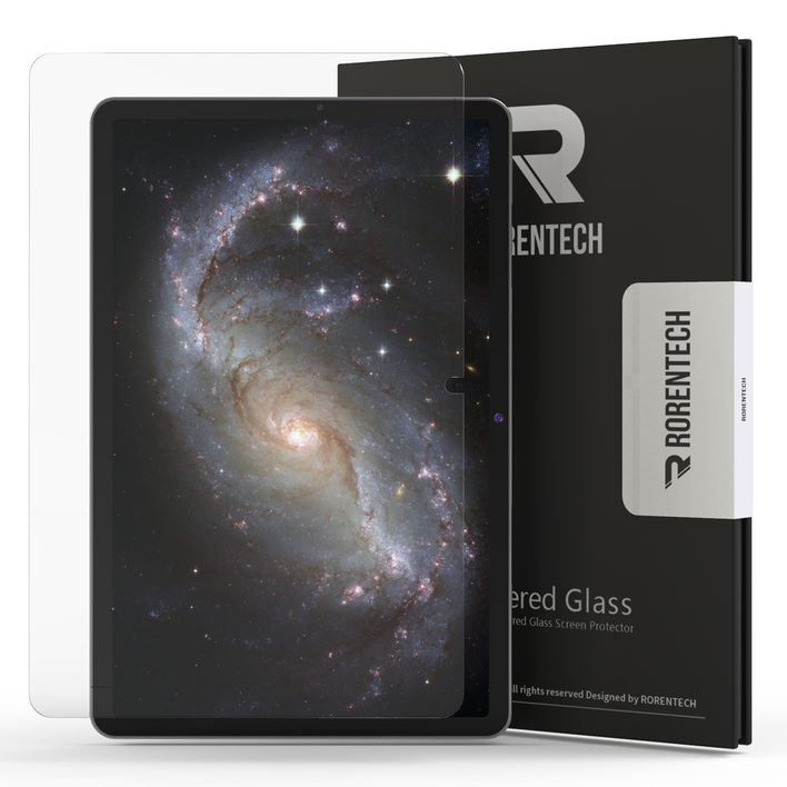 로랜텍 갤럭시탭 풀커버 강화유리 액정보호필름 세트, 단일색상