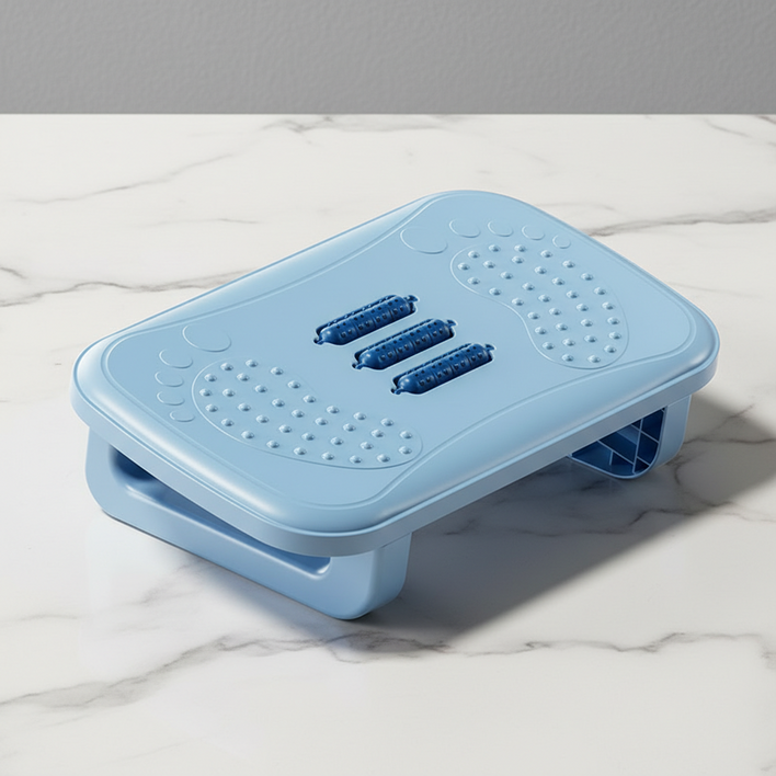 마켓피아 각도조절 마사지 안마 발판 발받침대 고정형