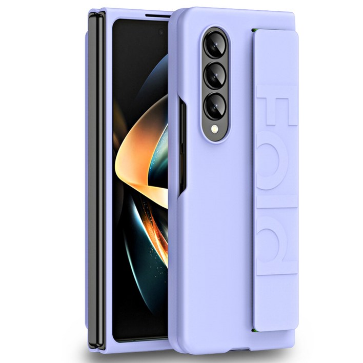 구스페리 파스텔 스트랩 밴드 그립 커버 휴대폰 케이스