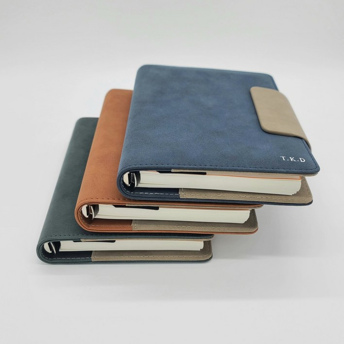 2025 이니셜스 스테디셀러 다이어리 / 이니셜 무료 회사 로고 각인, 스웨이드 와이드_브라운