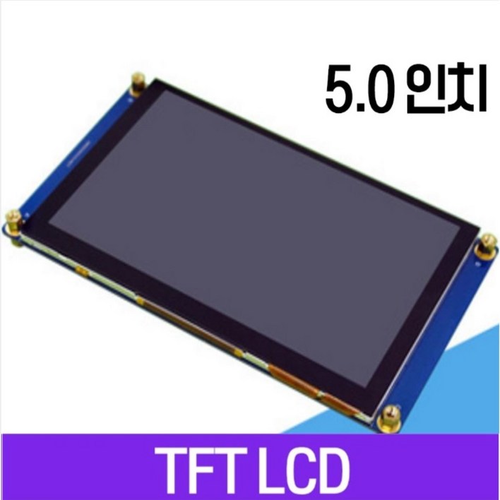 5.0inch 디스플레이 해상도 800x480 LCD 크기 : CTP 터치 I2C 인터페이스가있는 136x76.05x7.27mm