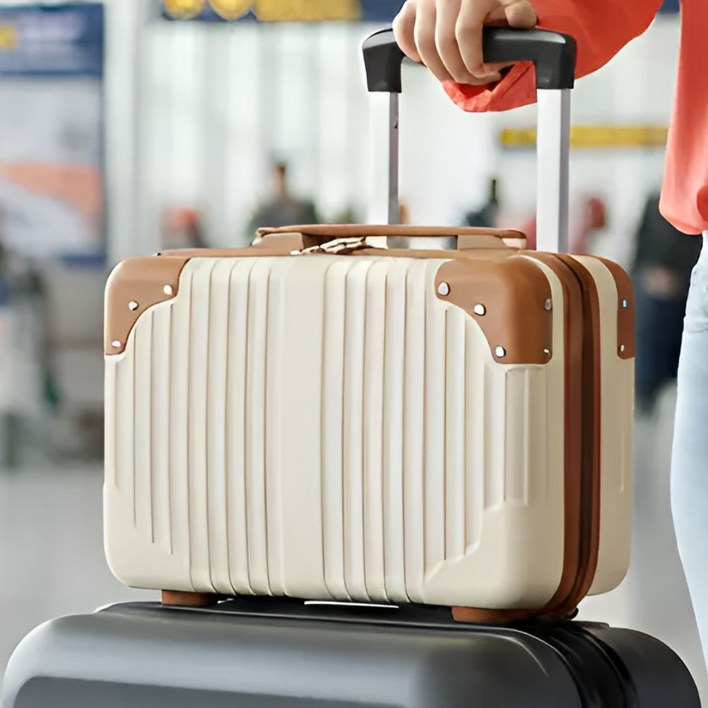 우남 트래블 레트로 1박2일 레디백 14인치 미니캐리어  기내반입용 하드케이스