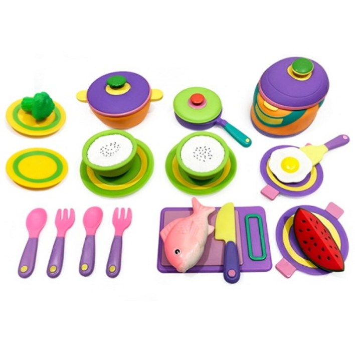 소프트쿠쿠소꿉놀이세트27p, 1개