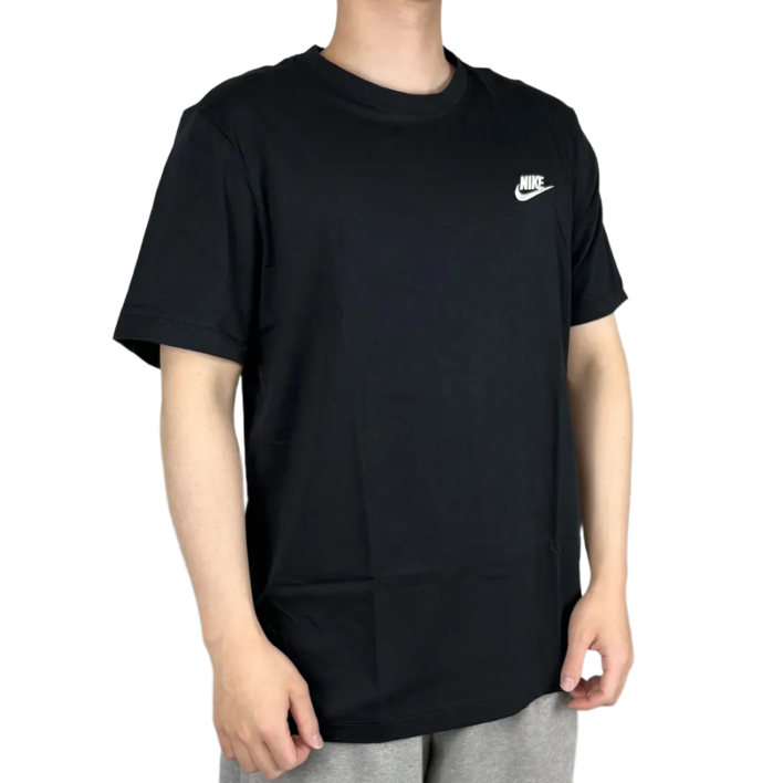 나이키 클럽 스우시 남녀공용 스포츠웨어 반팔 티셔츠 라운드 반소매