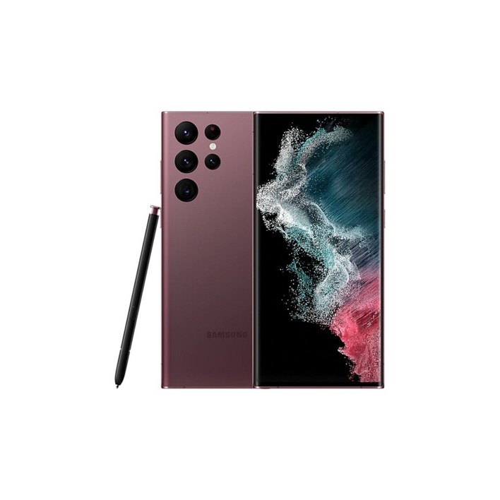 삼성전자 갤럭시 S22 울트라 5G 512GB [자급제] [버건디] SM-S908N