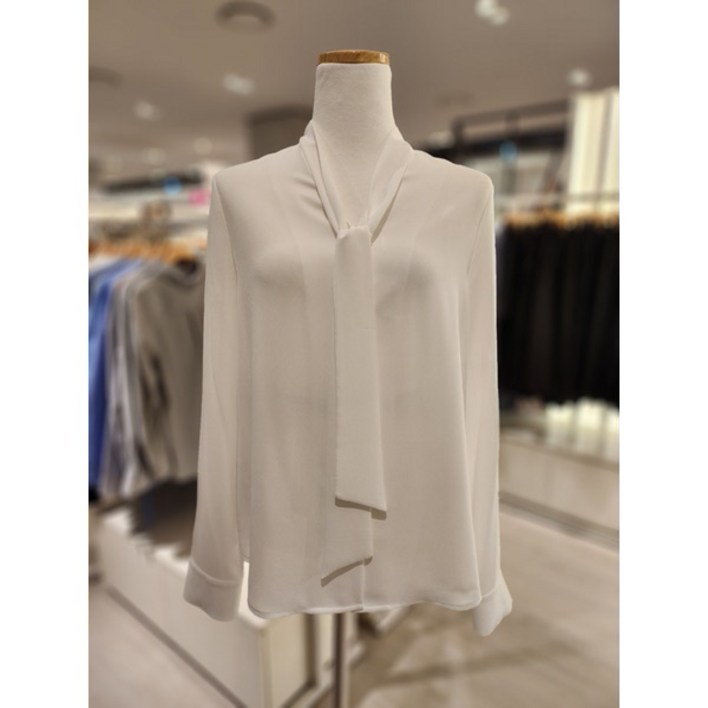 [SOUP]숲 V넥 타이 블라우스 (SB9LS91)