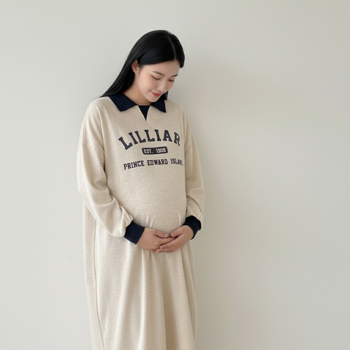 릴리아르 국내산 캐주얼 임산부원피스