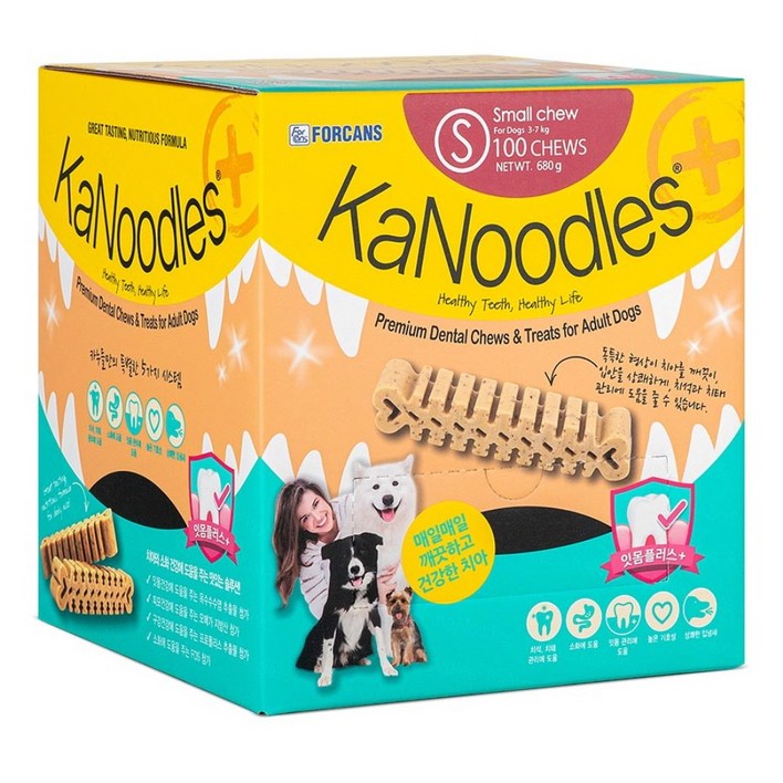 포켄스 카누들 잇몸플러스 필로팩 S 100P, 1개, 680ml, 단품