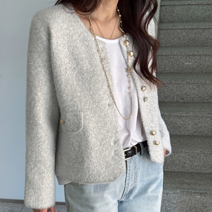 난닝구멜테브 니트가디건