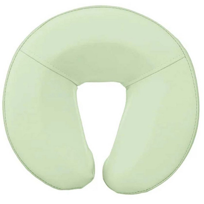 세븐뷰티 마사지베개 모음, U자형 얼굴베개대라이트그린, 1개