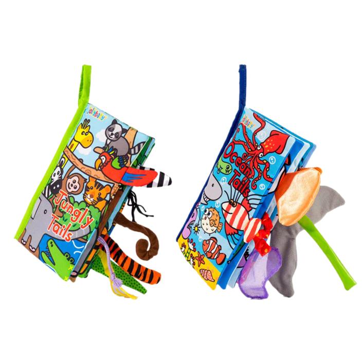 Jollybaby 헝겊책 꼬리책, 정글  오션, 1개