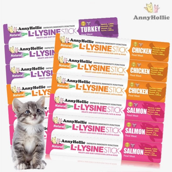 애니홀릭 엘라이신 고양이스틱